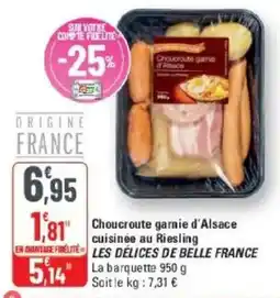 G20 LES DÉLICES DE BELLE FRANCE offre