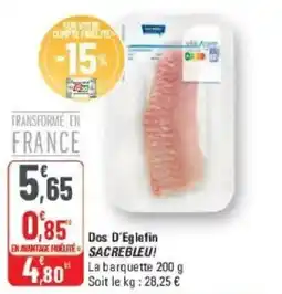 G20 Dos D'Eglefin SACREBLEU! offre