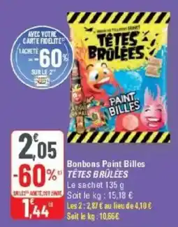 G20 Paint Billes TÊTES BRULÉES offre