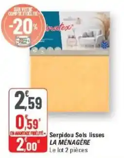 G20 inatex Serpidou Sols lisses offre