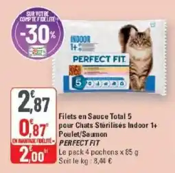 G20 PERFECT FIT Filets en Sauce Total 5 offre