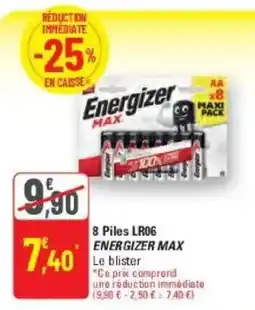 G20 Energizer Piles LR06 offre