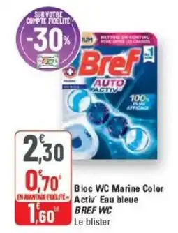 G20 Bref Bloc WC Marine Color offre