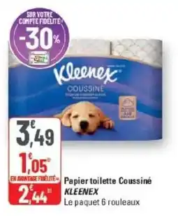 G20 Kleenex Papier toilette Coussiné offre