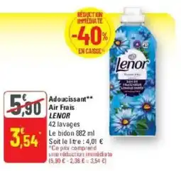 G20 Lenor Adoucissant offre