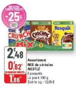 G20 Nestlé MIX de céréales offre