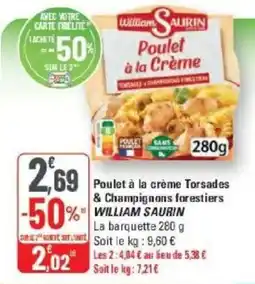 G20 William Saurin Poulet à la Crème offre