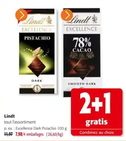 Colruyt Lindt tout l'assortiment offre