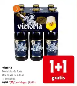 Colruyt Victoria bière blonde forte offre