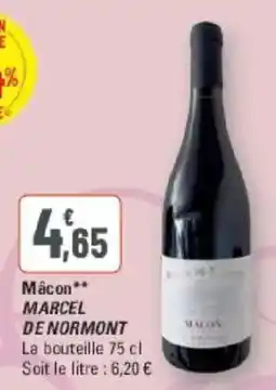 G20 MARCEL DE NORMONT Mâcon++ offre