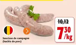 Colruyt Saucisse de campagne offre