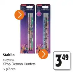 Colruyt Stabilo crayons KPop Demon Hunters offre