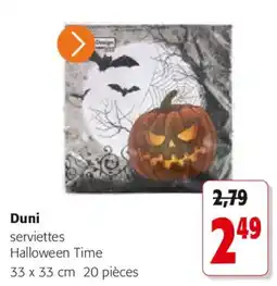 Colruyt Duni serviettes Halloween Time offre