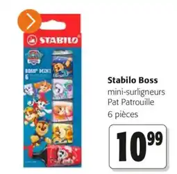 Colruyt Stabilo Boss mini-surligneurs Pat Patrouille offre