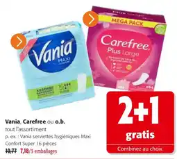 Colruyt Vania serviettes hygiéniques Maxi Confort Super offre