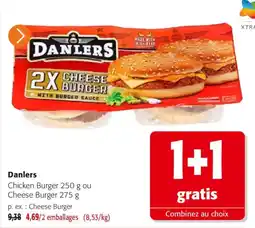 Colruyt Danlers Cheese Burger offre