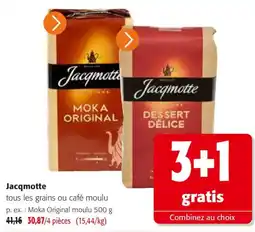 Colruyt Jacqmotte tous les grains ou café moulu offre