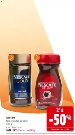 Colruyt Nescafé tous les cafés solubles offre