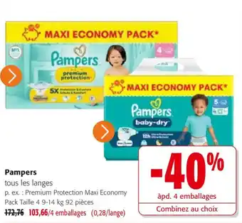 Pampers tous les langes