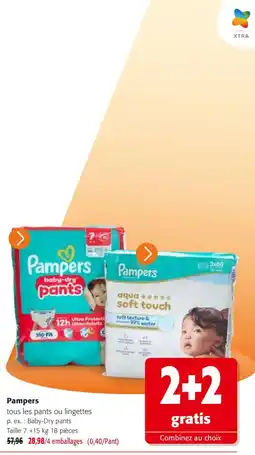 Colruyt Pampers Baby-Dry pants offre
