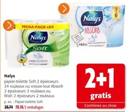 Colruyt Nalys papier-toilette Soft offre