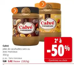 Colruyt Calvé pâte de cacahuètes offre