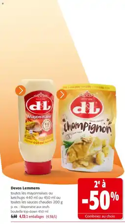 Colruyt Devos Lemmens Mayonnaise offre