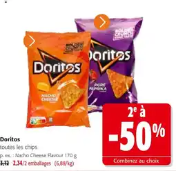 Colruyt Doritos toutes les chips offre