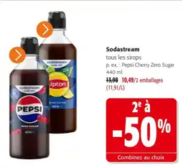 Colruyt Sodastream tous les sirops offre