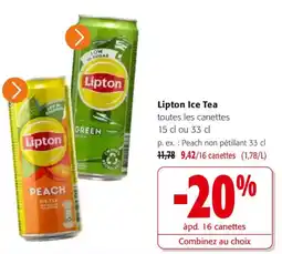 Colruyt Lipton Ice Tea offre