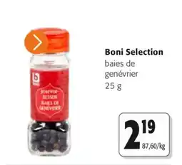Colruyt Boni Selection baies de genévrier offre