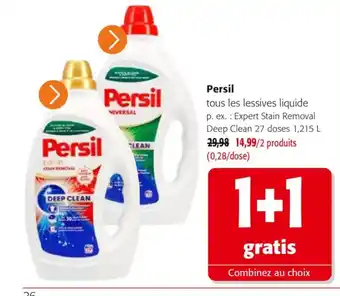 Persil tous les lessives liquide