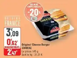 G20 CHARAL Original Cheese Burger offre