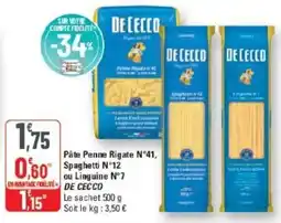 G20 DE CECCO Pâte offre