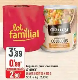 G20 d'aucy Légumes pour couscous offre