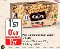 G20 D'AUCY Pois Chiches offre
