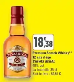 G20 CHIVAS REGAL Premium Scotch Whisky offre