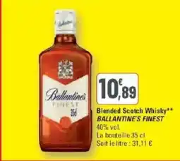G20 BALLANTINE'S Blended Scotch Whisky offre