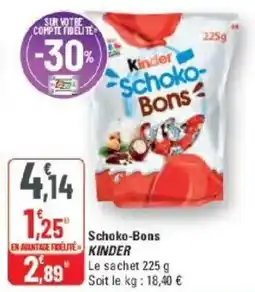 G20 Kinder Schoko-Bons offre