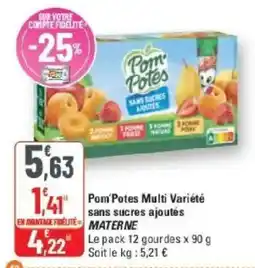 G20 Pom'Potes Multi Variété offre