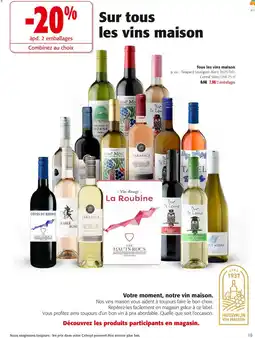 Colruyt Les vins maison offre