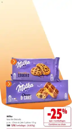 Colruyt Milka tous les biscuits offre
