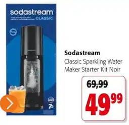 Colruyt Sodastream Classic Sparkling Water Maker Starter Kit Noir offre