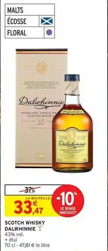 Intermarché Hyper Dalwhinnie - scotch whisky offre