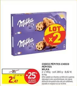 Intermarché Hyper Milka - choco pépites choco pepites offre