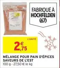 Intermarché Hyper Melange pour pain d'épices offre