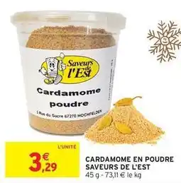 Intermarché Hyper Cardamome en poudre offre