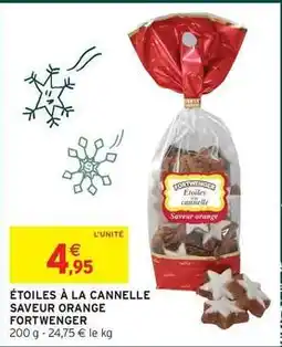 Intermarché Hyper Orange - étoiles à la cannelle saveur offre