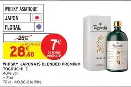 Intermarché Hyper Togouchi - whisky japonais blended premium offre