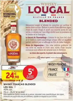 Intermarché Hyper Whisky français blended offre